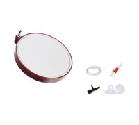 TOWARDSNAN Ventilateur silencieux Marinepark O2 avec diffuseur de bulles, structure d'aération renforcée, boîtier en polystyrène permanent, disposition simple pour télétravail d'aquarium, pierre à air