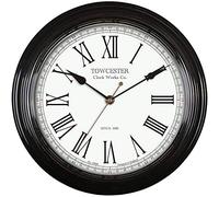 Towcester Clock Works Co. Acctim 26703 Redbourn Horloge murale (Noir)