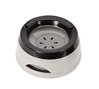 TOWEAR Gamelle Flottante Anti-Débordement et Anti-Étouffement pour Chien, Chat, Chiot (Gris)