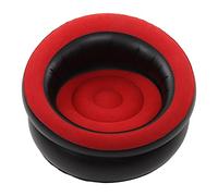 TOWEBOORY Canapé Gonflable, Canapé Gonflable Chaise Floquée Chaise Gonflable Portable Chaise de Gonflable pour Salon Chambre Salle De Lecture Camping Bureau Balcon Voyage (Rouge)