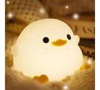 TOWEBOORY DoDo Duck Veilleuse pour Enfants, Dodo Duck Veilleuse Animal Mignon Veilleuse Enfant à Intensité Variable Veilleuse Portable avec Minuterie, Cadeau pour Garçons, Filles, Femmes