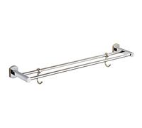 Towel Bar Rails 2-Tier Bath Towel Rack All Copper Towel Rail with Hooks Wall Mounted Towel Holder Towel Bar Rail for Kitchen Bathroom (Color : Multi-Colored, Size : 60cm) (Multicolor 90cm)