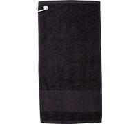 Towel City Serviette de golf à bord imprimable PC3892 (taille unique) (Noir)