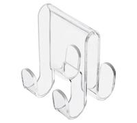 Towel Hooks - Glass Door Hanging Rack, Punch Free Bathroom Storage Holder with Scratch Resistant Grip Design, Space Saving Organizer Function, Ideal for Robe Clothes Washcloth Placement