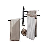Towel Racks for Bathroom,Space Saving Swinging Towel Bar for Bathroom,Wall Mounted Towel Holder Organizer,