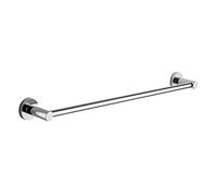 Towel Rails Wall Mounted Bath Towel Rack,Single Towel Holder Bar Hanger with Round Base Stainless Steel Towel Bar Rail for Bathroom and Kitchen Brushed Finish/100Cm