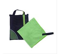 Towel Set, 2 Microfiber Toddles, Travel Sport Soft Quick Dry Beach Toddles With Bag For Gym Swimming Yoga Travel Supplies Blue, GYDHJSSJ, vert