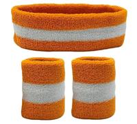 Towel Sweat Bands Set for Men Women Basketball Yoga Headband Tennis Wristbands Sport Gym Running Volleyball Wrist Wrap Sweatband pour Gym,Course(Color 3)