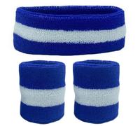 Towel Sweat Bands Set for Men Women Basketball Yoga Headband Tennis Wristbands Sport Gym Running Volleyball Wrist Wrap Sweatband pour Gym,Course(Color 4)