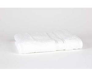 TowelToGau® Serviette de Bain en éponge 100% Coton Blanc 50 x 80 cm et 70 x 140 cm