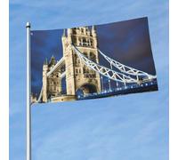 Tower Bridge à Londres - Bannière décorative pour extérieur et intérieur - Fête de jardin - Célébrations saisonnières