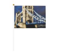 Tower Bridge à Londres Impression Double Face Drapeaux Héros Extérieur Intérieur Décoratif Sports Jeux Festival Événements Drapeau