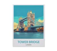 Tower Bridge London，Wood Jigsaw Puzzle 1500 Pieces Adult Toys Decompression Game（57x87cm）-FE98