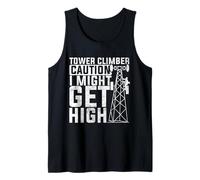 Tower Climber Humour Tower Climbing Technician Blague Débardeur