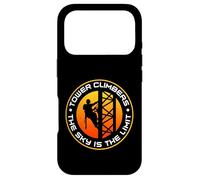Tower Climbers The Sky is The Limit Technicien des pylônes cellulaires Coque pour iPhone 17 Pro