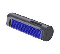 Tower Fan - Rechargeable Desktop Tower Fan - 3000mAh Wireless Mini Fans | Three Adjustable Speeds and Phone Holder | 12.4 Inch Cooling FVenans for Standing or Horizontal Use in Office Dorm and Kitchen