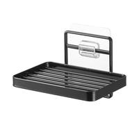 Yamazaki 4541 Tower Film Hook Soap Tray, Black, Steel FILMHOOK : Polycarbonate/Pet/Polyurethane, 12 x 8.5 x 7.8 cm