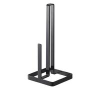 Yamazaki 6782 Tower Paper Towel Holder, Black, Steel, 11 x 11 x 26.5 cm