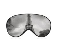 Tower Paris Masque pour les yeux pour homme et femme, respirant et réglable, masque de sommeil ultra doux, bandeau de voyage léger pour avion, sieste, sommeil nocturne