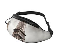 Tower Paris Sac banane personnalisé, léger et polyvalent pour les aventures quotidiennes et en plein air, Noir , Taille unique, Sac à dos décontracté