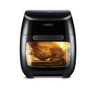 Tower T17076 Xpress Pro Combo Air Fryer - Mini four électrique numérique 10-en-1 - Friteuse sans Huile - Friteuse Électrique avec Circulation d'Air Rapide, Minuterie 60 minutes, 11 L, 2 000 W, Noir