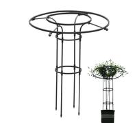 Tower Trellis - Garden Trellis for Climbing Plants | Metal Plant Support Tower Obelisk 90cm 120cm 150cm 180cm 210cm | PP Coated Steel Vertical Flower Stand for Vine Roses Potted Plants