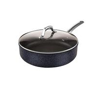 Tower Trustone Pro T800033 Poêle multicouche antiadhésive en titane infusé de pierre, poignée en acier moulé, violet/noir 28 cm