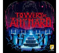 Towers of Am'harb - par Moaideas Game Design | Le contrôle de zone rencontre les tours de Hanoi | Invoquez votre ancien | Jeu de société familial pour les fans de puzzle abstrait | Pour 2 à 4 joueurs