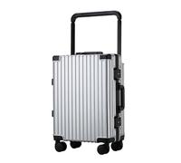 TOWINE Valise Boîtier de Chariot à Bagages avec Roue Universelle Valise à Mot de Passe Valise de boîtier de Chariot Portable en Alliage d'aluminium Valise Multifonctionnelle (Color : D, Size : 20in)