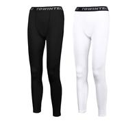 Towintec Garçons Pantalons de Compression Enfants Leggings Collants Jeunes Sports sous-vêtements sous-Couche de Compression Athlétique Respirant Culottes pour Soccer Hockey Basket-Ball Football