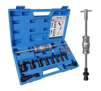 TOWKING Ensemble de 12 extracteurs de roulement intérieur de vélo avec marteau coulissant, extracteur de roulement intérieur à trou aveugle, ensemble d’extracteurs de roulement avec 8 pinces