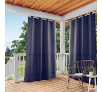 Town & Country Basics Exclusive Home Paire de Rideaux en Polyester, Polyester, Bleu Marine, 54x108