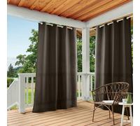TOWN & COUNTRY BASICS Exclusive Home Paire de Rideaux en Polyester, Polyester, Chocolat, 54x96