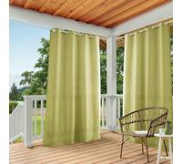 Exclusive Home Paire de Rideaux en Polyester, Polyester, Vert Kiwi, 54x96