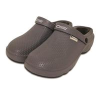 Town & Country Sabots de jardinage en polaire pour homme/femme - Gris anthracite - Semelle intérieure rembourrée - 42