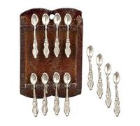 Town Square Miniatures Maison de Poupées en Bois Cuillère Rack & Cuillères 1:12 Échelle Cuisine Mural Accessoire