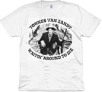 Townes Van Zandt WAITIN' Around to Die Shirt Outlaw Country Short-Sleeved Shirt Top Manches Courtes(Small)
