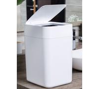 Townew poubelle à capteur en plastique / poubelle à couches / poubelle hygiénique féminine 15,5L avec anneau de remplissage auto-changeable, couleur:blanc