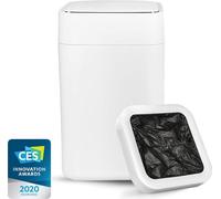 TOWNEW T1S Poubelle 15,5L, Poubelle intelligente avec capteur Scellement automatique des sacs poubelle pleins, changement autonome des sacs poubelle
