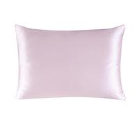 townssilk Taie d'oreiller 100% Soie des Deux côtés, 19 mm, 50x70cm, Housse de Coussin avec Fermeture éclair dissimulée, Rosepink