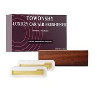 Towonshy Désodorisant de Voiture Compatible avec Rituals Parfum - Support en Bois élégant - Naturel Sent bon Voiture Diffuseur - Parfum de Sortie de Ventilation de Voiture - Comprend 2 Recharges