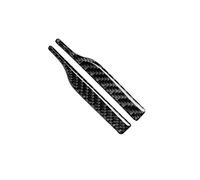 Toworldit Autocollant décoratif en fibre de carbone souple pour console centrale de tableau de bord compatible avec Jeep Compass 2017-2021 (2 autocollants de garniture de rétroviseur)