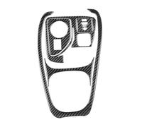 Toworldit Autocollant décoratif en fibre de carbone souple pour console centrale de tableau de bord compatible avec Jeep Compass 2017-2021 (5 pièces/lot d'autocollants pour panneau de changement de