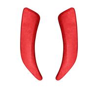 Toworldit Autocollant en alcantara + ABS pour poignée de porte compatible avec BMW Série 1 F20 F21 F22 F23 2012-2019 (Rouge)