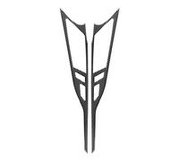 Toworldit Lot de 2 autocollants en fibre de carbone souple pour console centrale de tableau de bord compatible avec BMW Série 8 2019-2023 (2 garnitures de poignée de porte intérieure)