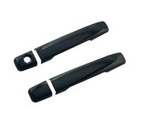 Toworldit Lot de 4 caches décoratifs en ABS pour poignée de porte extérieure compatible avec Infiniti G25 G37 2 portes 2008-2013 (sans détection intelligente, noir)