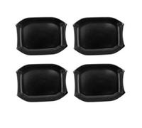 Toworldit Lot de 4 poignées de porte extérieures en ABS compatible avec Jeep Wrangler JL JLU Gladiator JT 2018-2023 (lot de 4, noir)