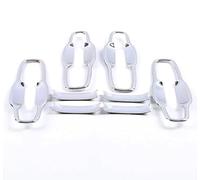Toworldit Lot de 8 housses de protection en ABS pour poignée de porte extérieure compatible avec Dodge Magnum 4 portes 2005-2008 (chromé, sans détection intelligente)