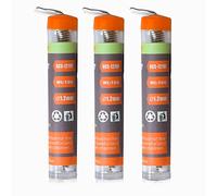 TOWOT Fil à souder sans plomb avec noyau en colophane, 3 pièces (1,2 mm/10 g) étain plomb colophane noyau flux fer soudure outil pour soudure électrique