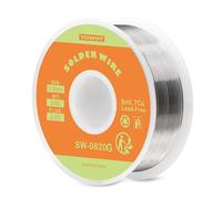 TOWOT Fil de Soudure Sans Plomb, Soudure Douce Avec Noyau de Colophane Pour Soudure Électrique (Sn99.3% Cu0.7%/0.8mm,30g)